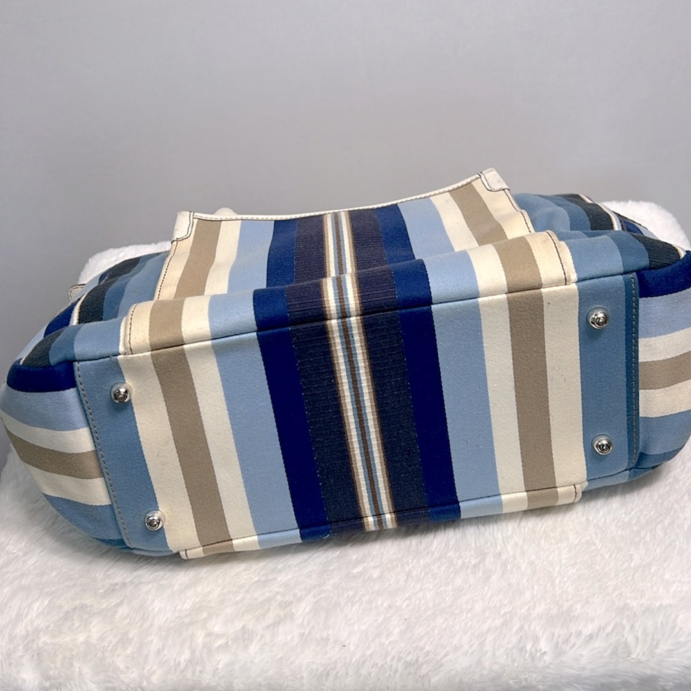 Brighton Cruz Nave/Blue/Tan/Cream Tote Bag - Picture 9 of 16